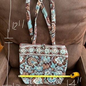 Vera Bradley java blue Quilted Tote Bag